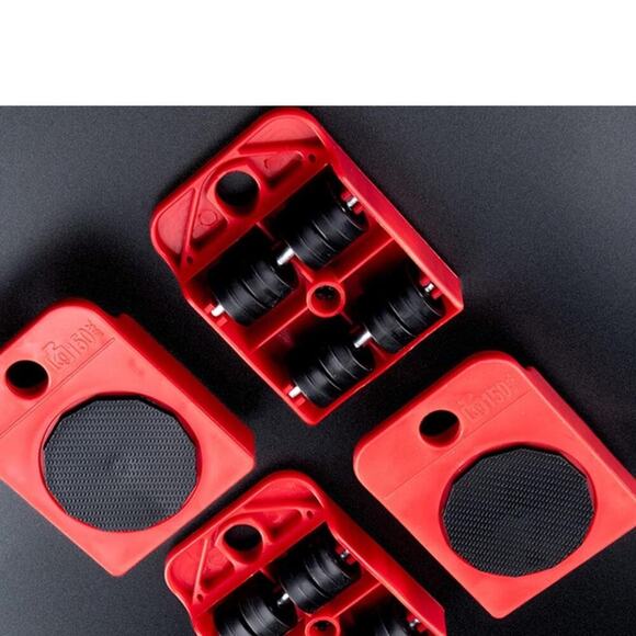 Furniture Lift Mover Tool Set Wheels Dolly 330Lbs Capacity 360 Rotation - Picture 6 of 6